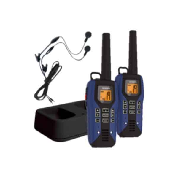 Uniden - Submersible 50 Mile FRS GMRS Two-Way Radios with Charging Kit